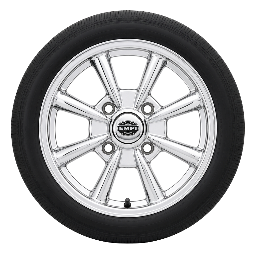 EMPI 8-Spoke Chrome 15x5.5 (4x130)